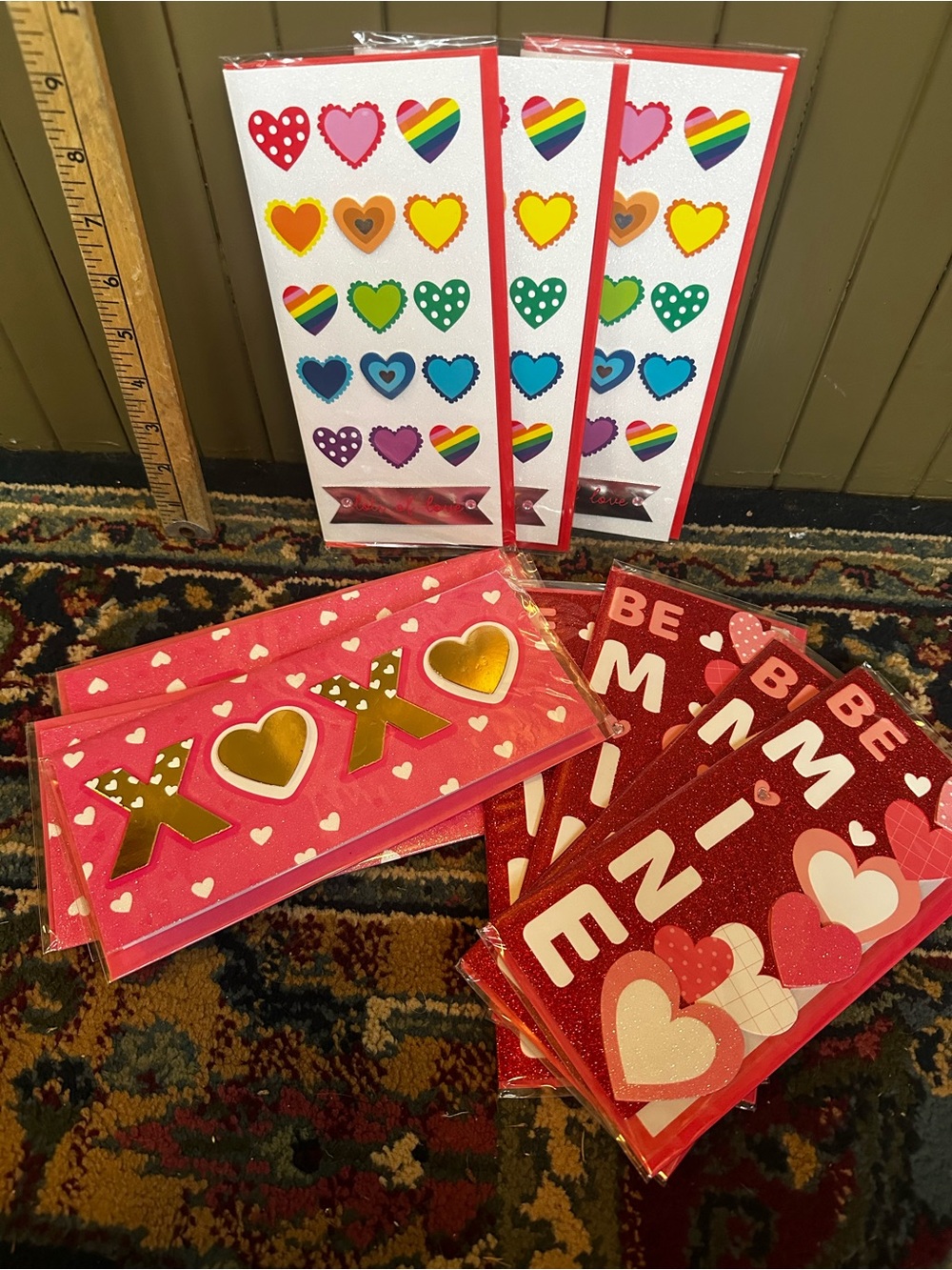 Lot of 11 Valentine's Day Greeting Cards NEW